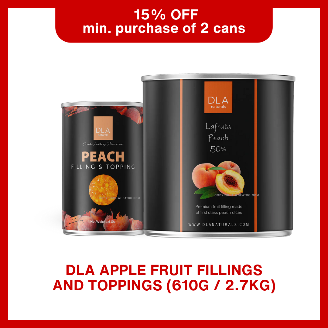 DLA Peach Fruit Filling and Topping 610g / 2.7kg