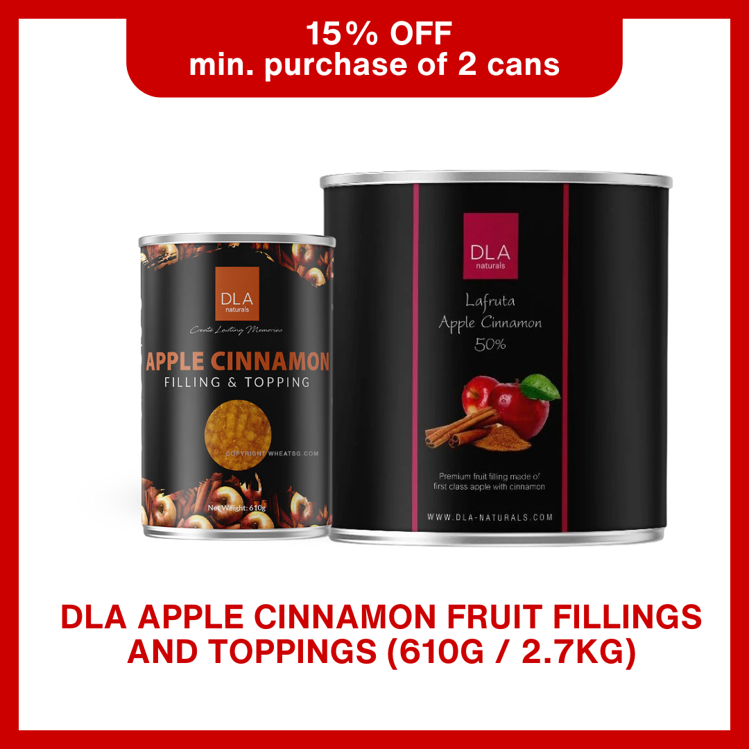 DLA Apple Cinnamon Fruit Filling and Topping 610g / 2.7kg
