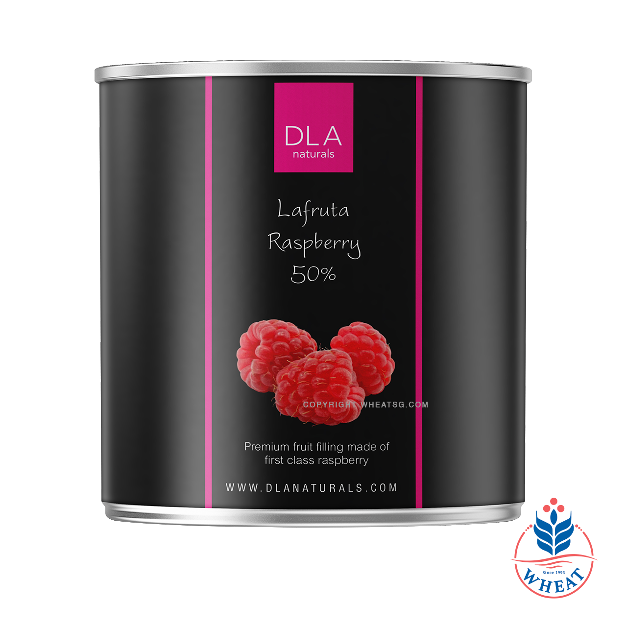 Filling Raspberry Dla DLA Raspberry Fruit Filling and Topping 610g / 2.7kg – Wheat