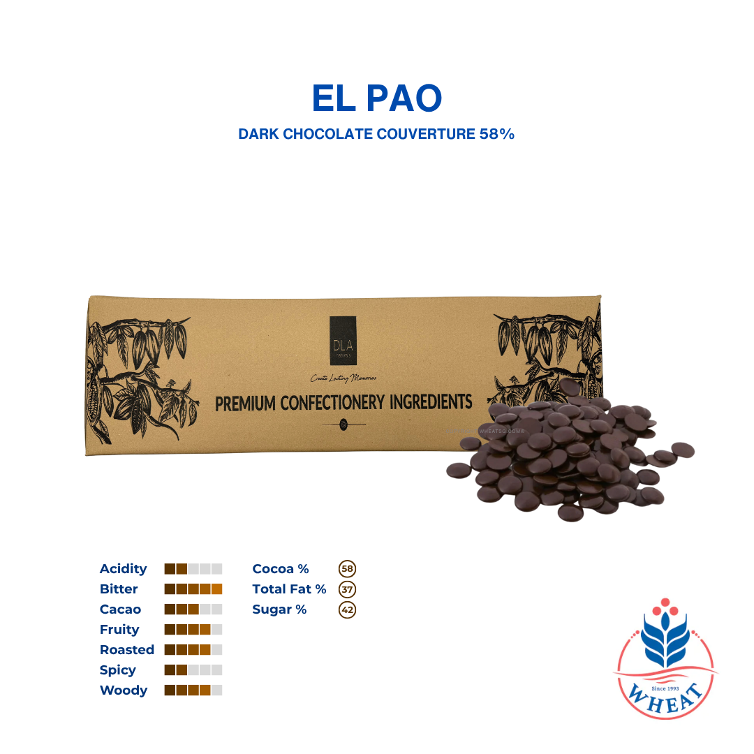 El Pao Dark Chocolate Couverture 58%
