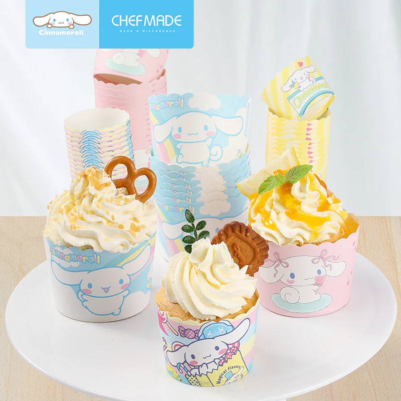 Chefmade X Cinnamoroll 100pc set Paper Baking Cups