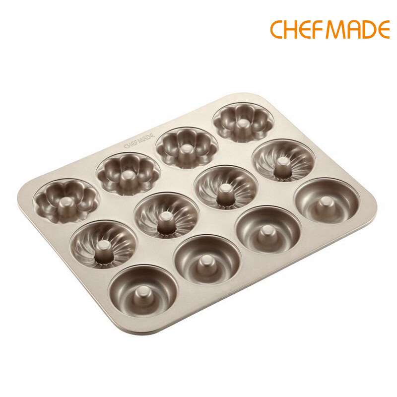 CHEFMADE 12 Cup Non-Stick Donut Pan (WK9223)