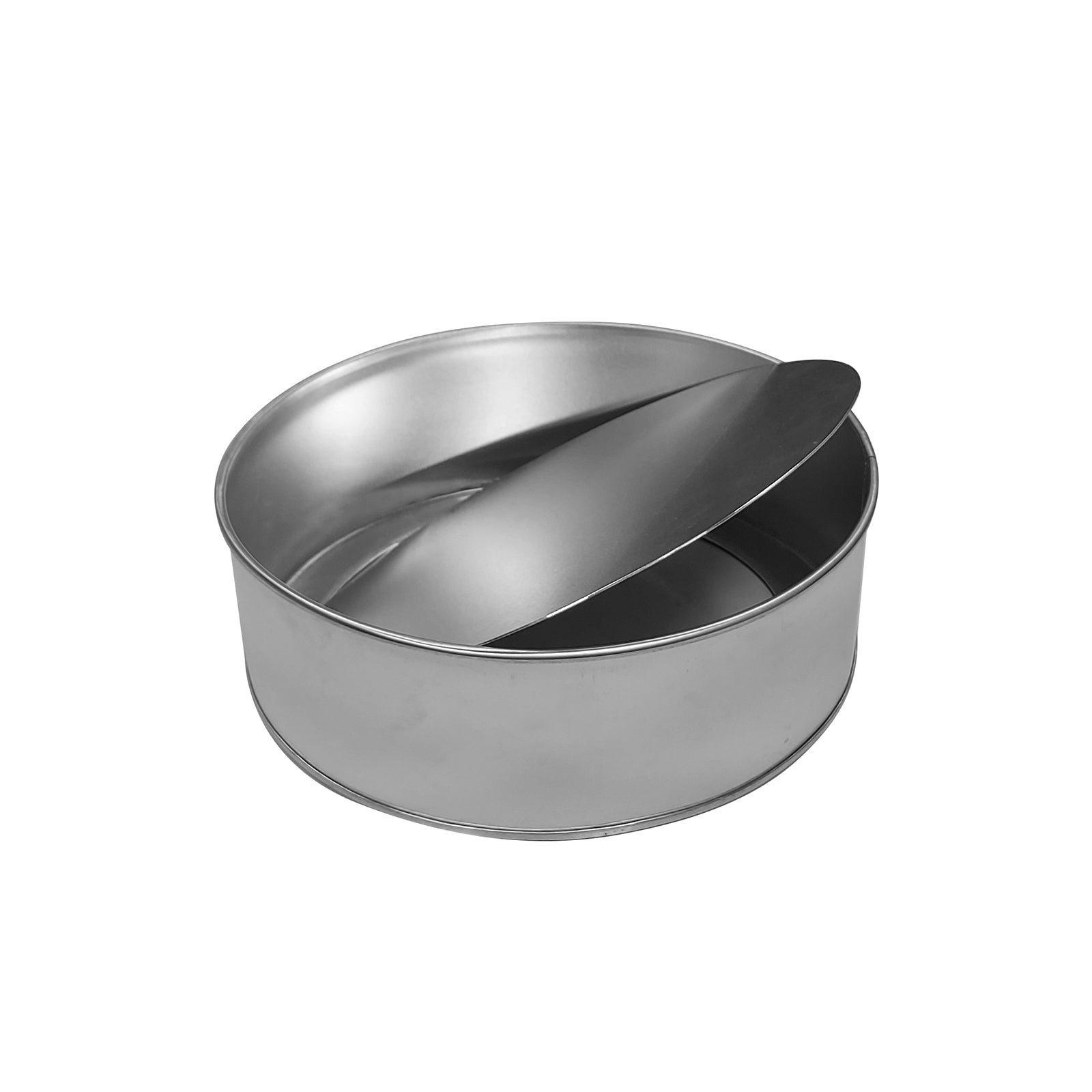 Round Tin Removable Base