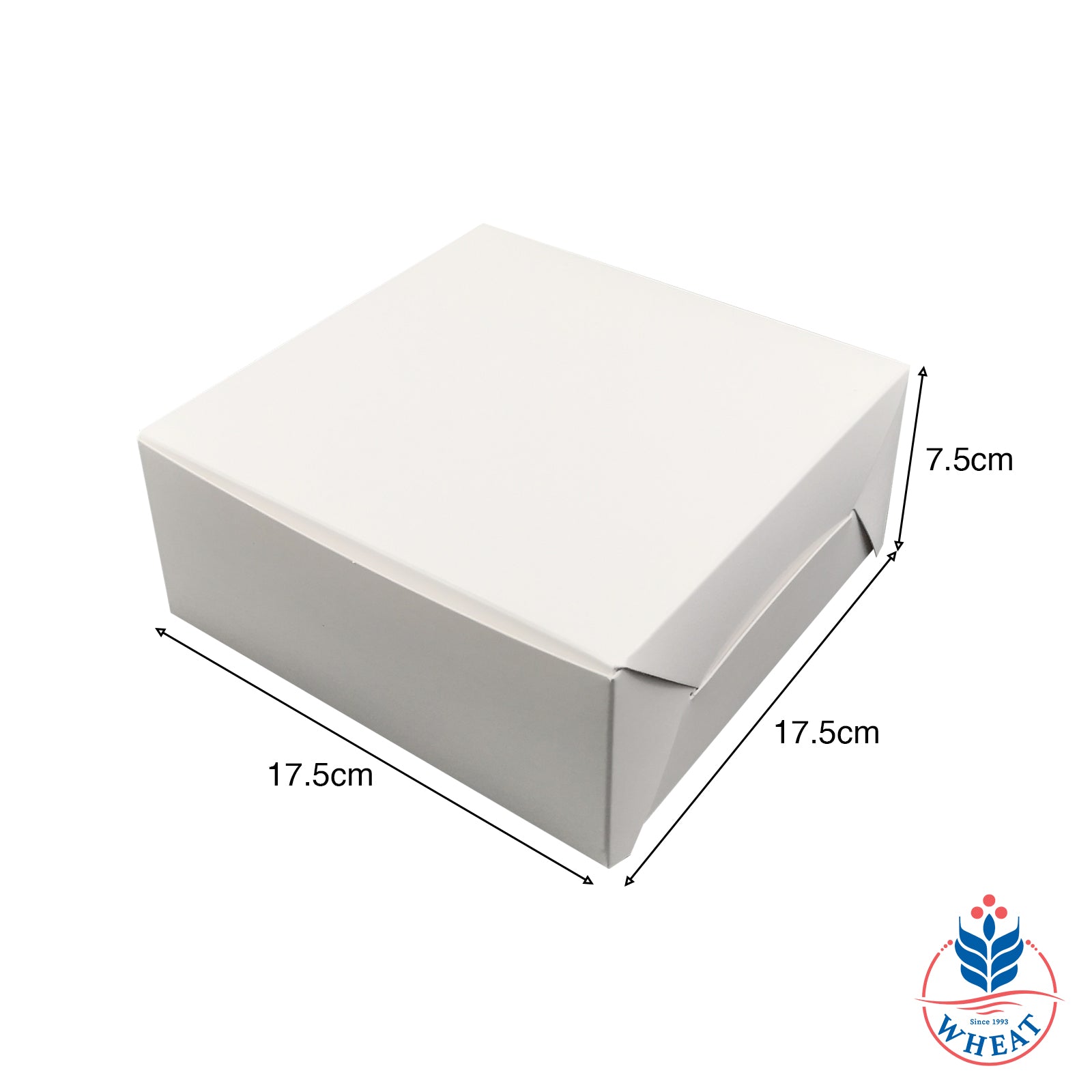 Cake Box - 17.5cm x 17.5cm x 7.5cmH