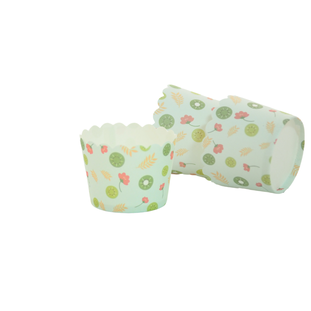 Flower Printed Muffin Liners (Small) 60x50MM 50pcs