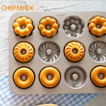CHEFMADE 12 Cup Non-Stick Donut Pan (WK9223)