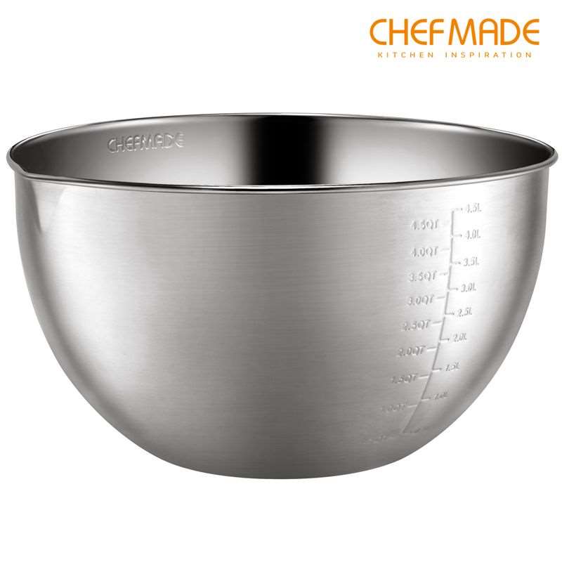 CHEFMADE 24cm 18/8 Stainless Steel Mixing Bowl (WK9365)