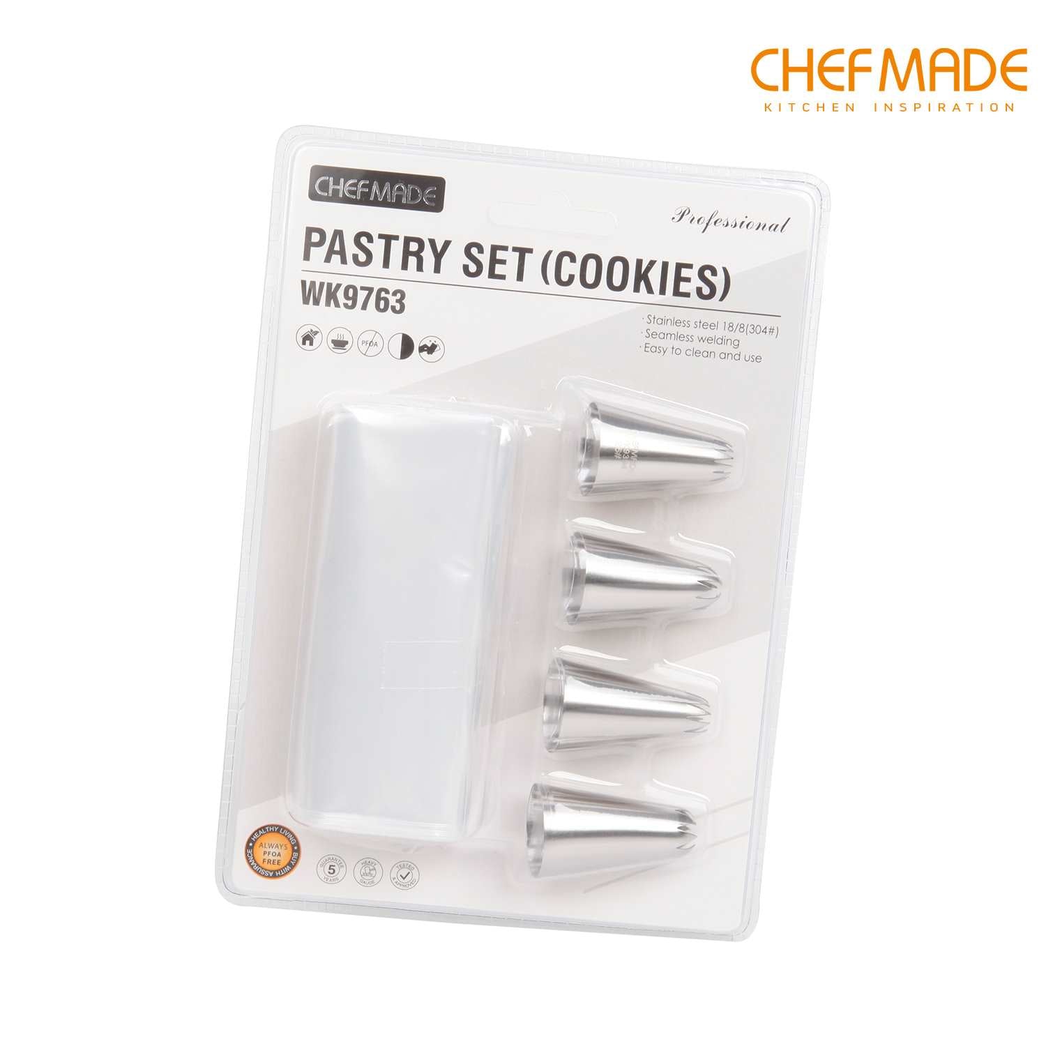 CHEFMADE Pastry Set (Cookies) (WK9763) – Wheat