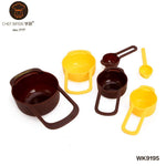 CHEFMADE 6 pcs Plastics Measuring Spoon (WK9195)