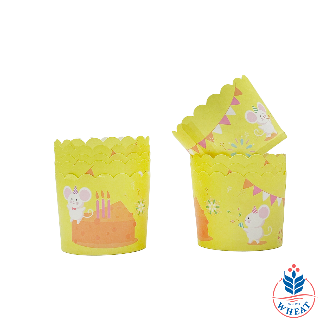 Little Mouse Printed Muffin Liners (Medium) 70x60MM 50pcs