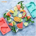 CHEFMADE Tropical Silicone Ice Cream Moulds (WK9441)