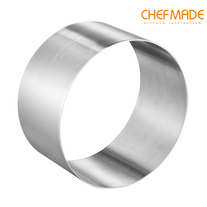 CHEFMADE 4" S/S Round Mousse Ring (WK9311)