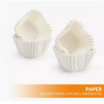 CHEFMADE #4 Square Paper Cupcake Liner 100pcs (WK9322)
