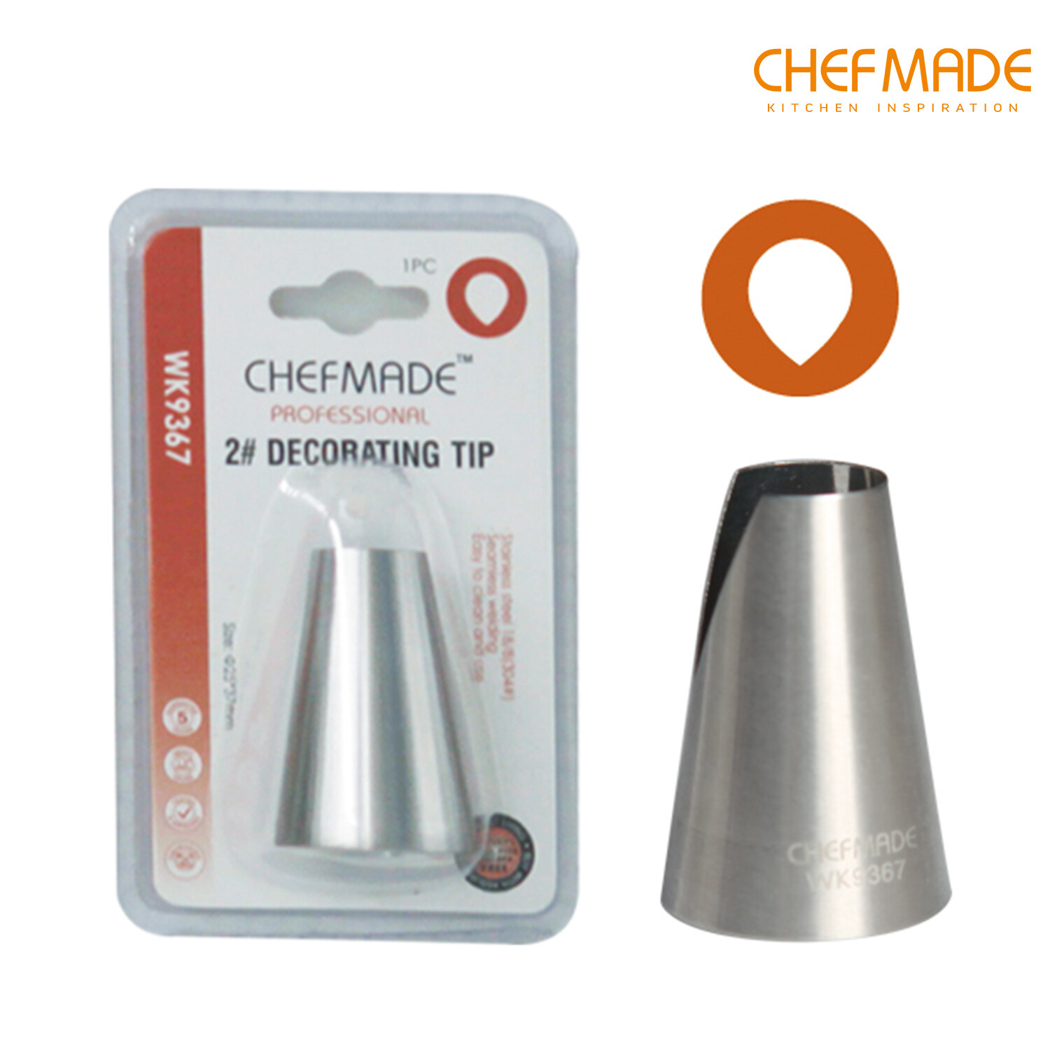 CHEFMADE Pastry Tip Assorted