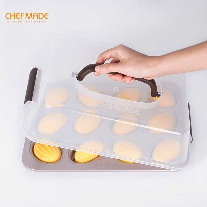 CHEFMADE 12 Cup Non-Stick Rugby Cake Pan (WK9829)