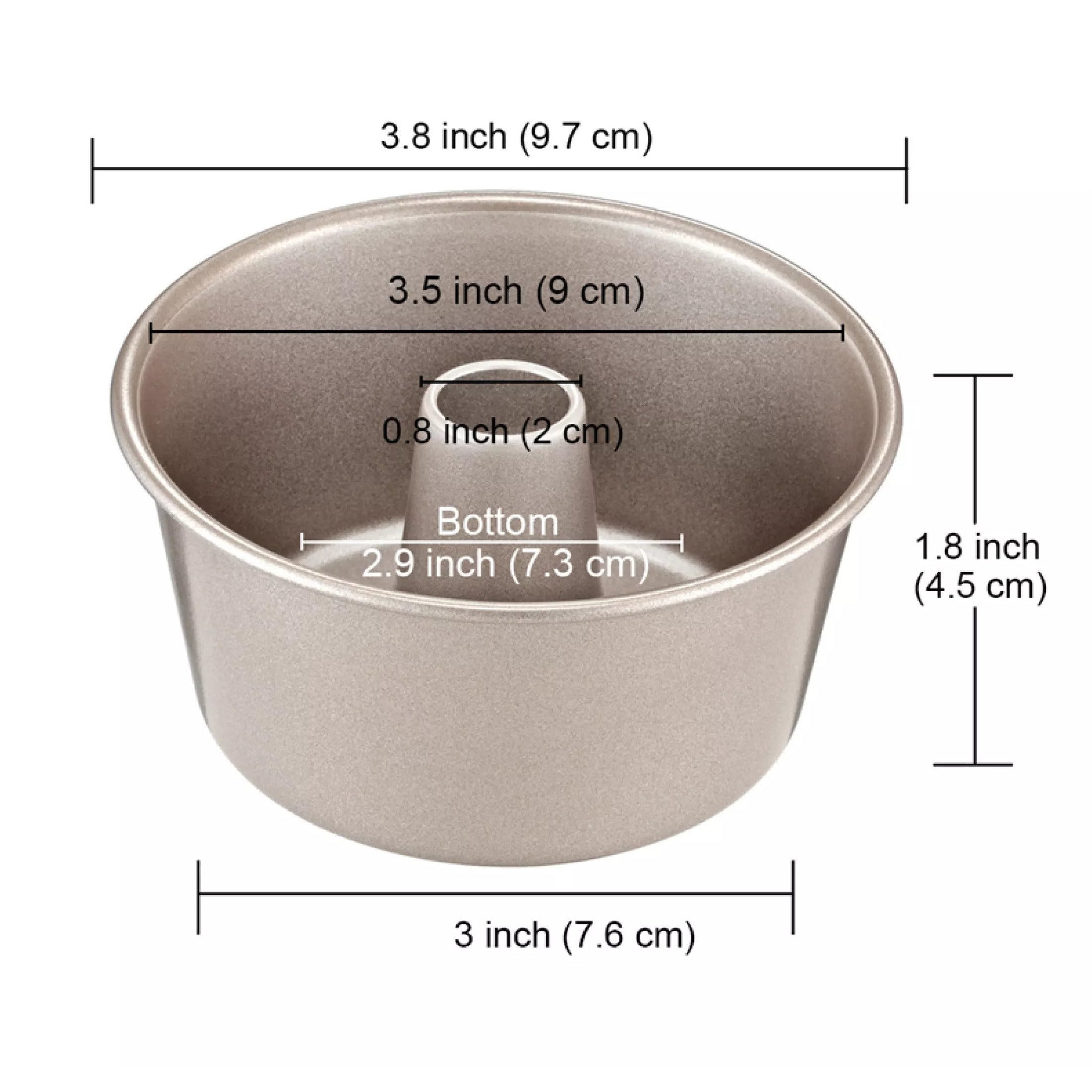 CHEFMADE 4" Non-Stick Mini Angel Food Pan (WK9032)