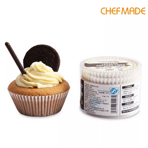 CHEFMADE #1 Paper Cupcake Liner White 100pcs (WK9284)
